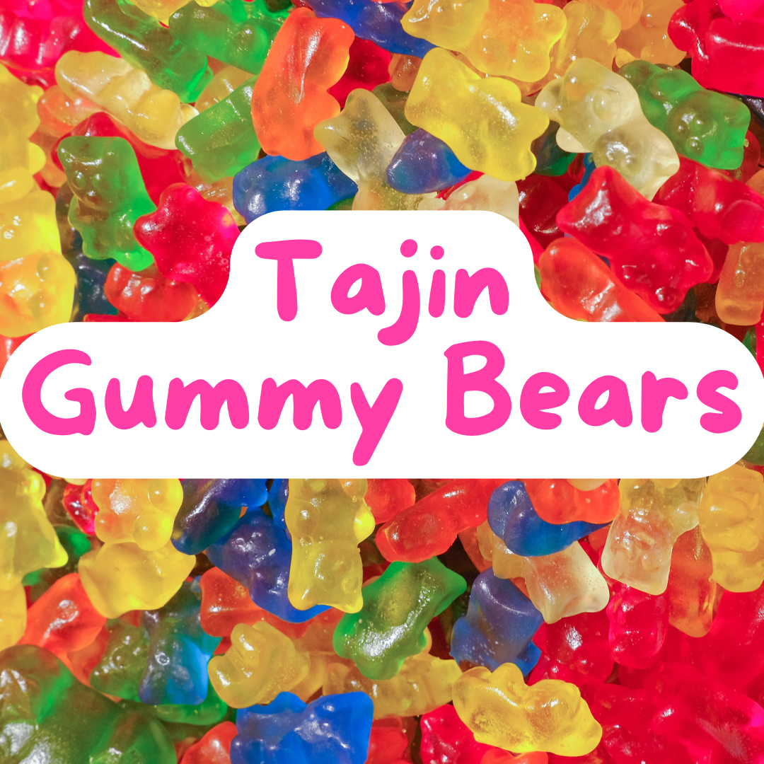 Tajín Gummy Bears – Spicy Freeze-Dried Gummy Bear Candy (3.5oz Bag)