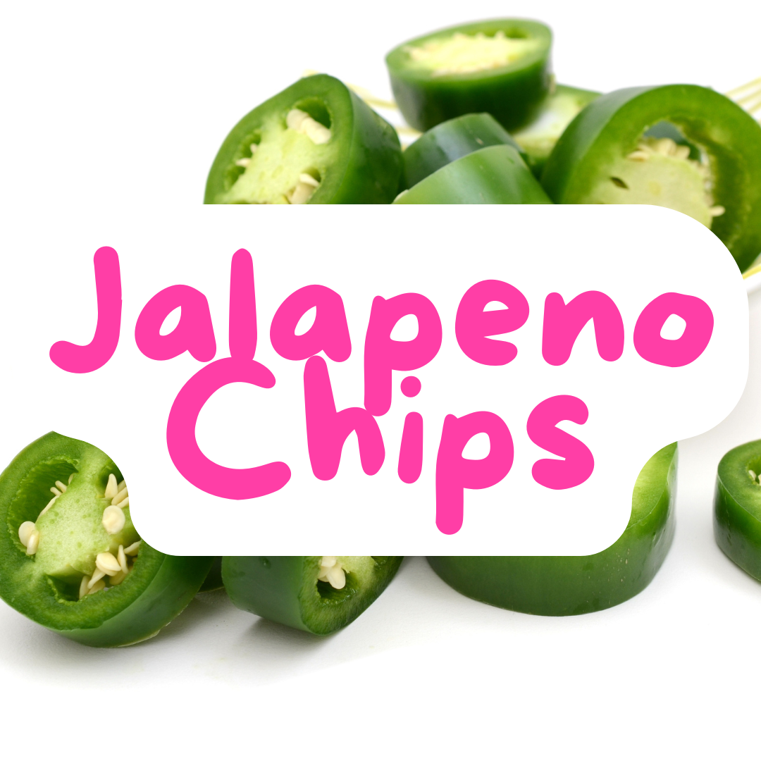 Jalapeño Chips – Freeze-Dried Pickled Jalapeños (1oz)