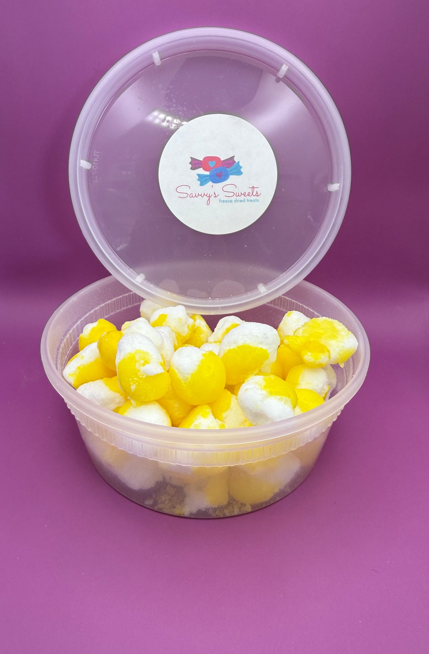 Lemon Head Puffs – Freeze-Dried Lemon Candy Crunch (3oz Bag)