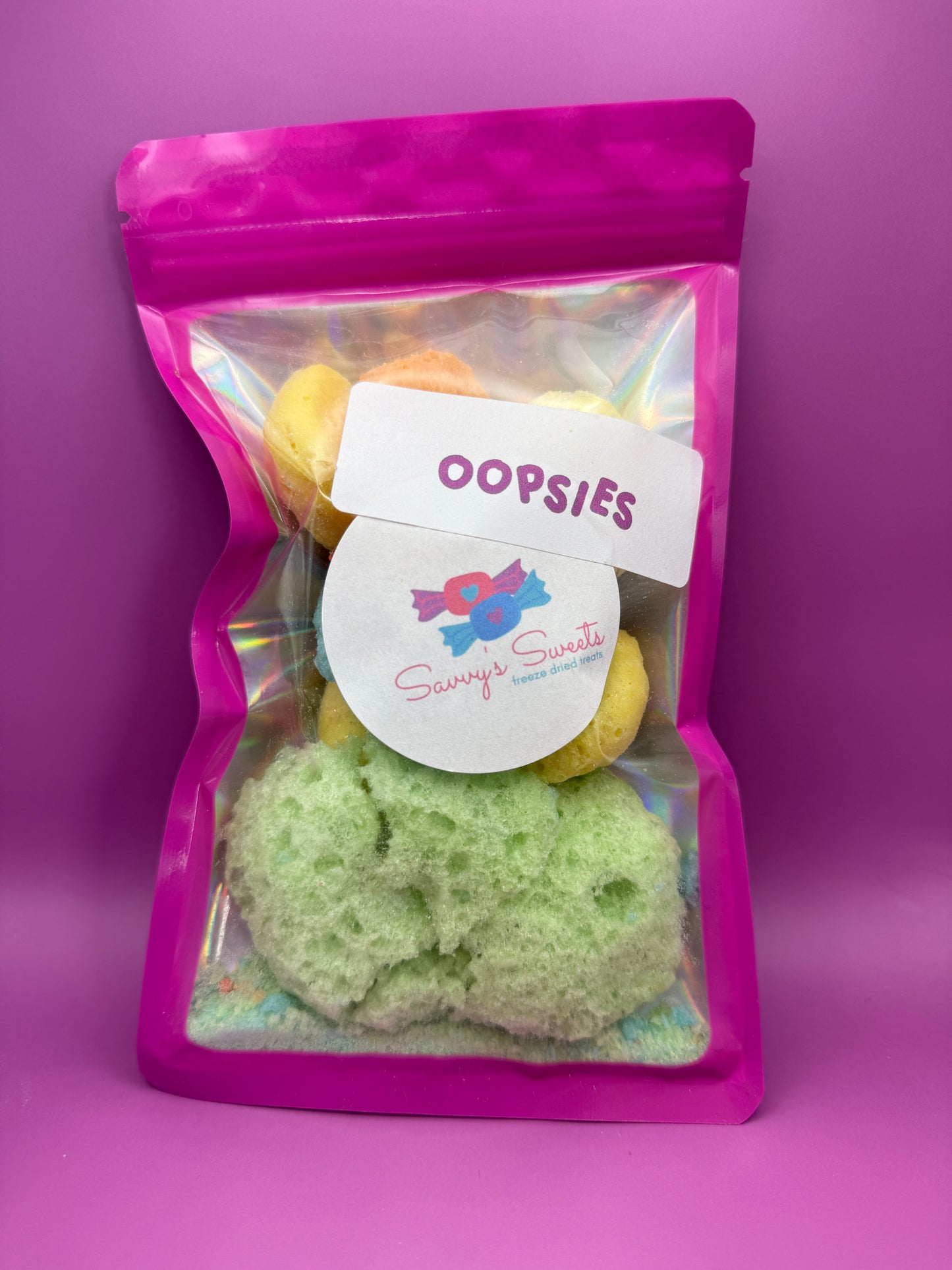Oopsie Bags – Discounted Freeze-Dried Candy Fails (4oz Bag)