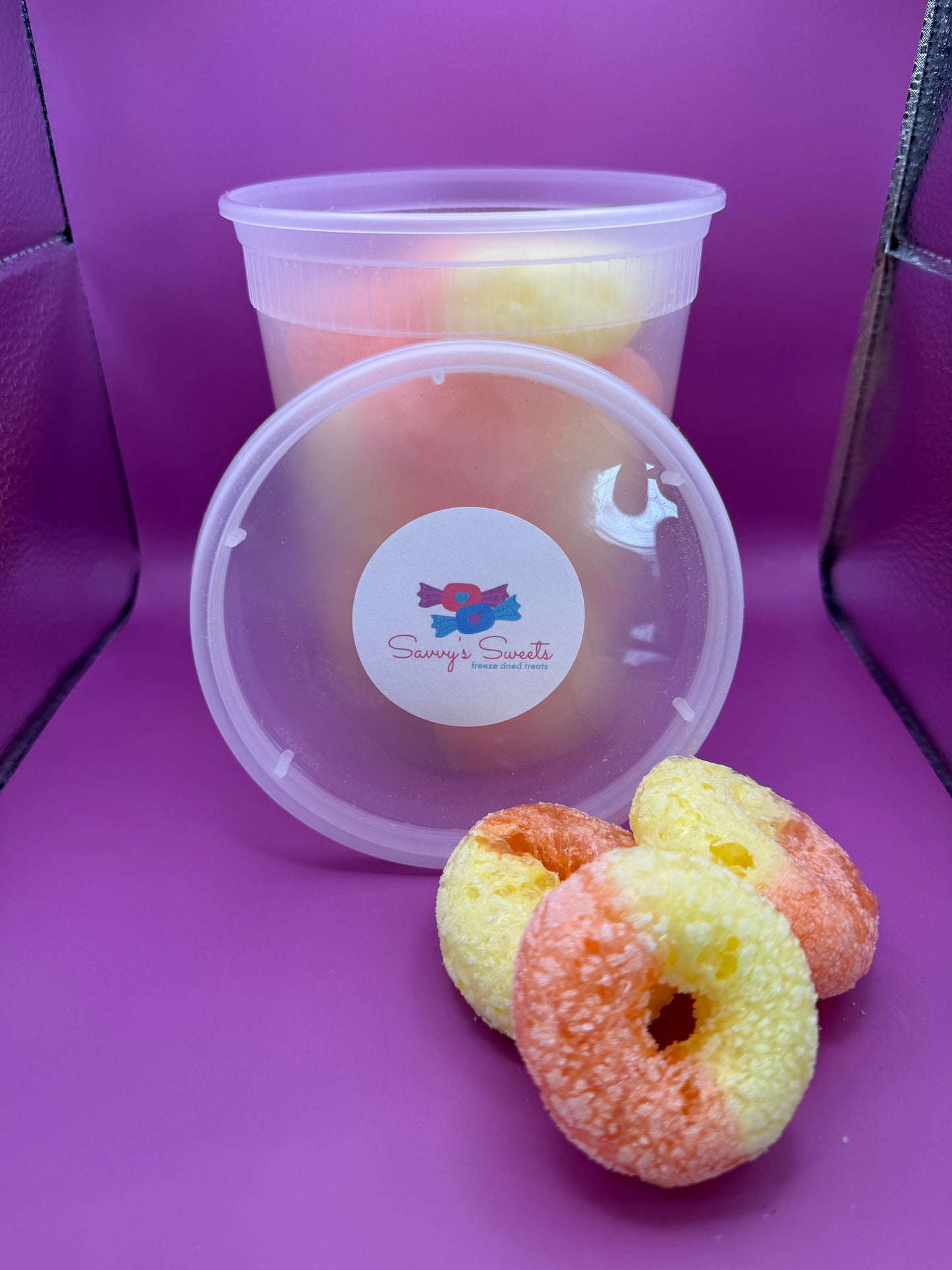 Peachy O – Freeze-Dried Peach Ring Gummies (3.5oz Bag)