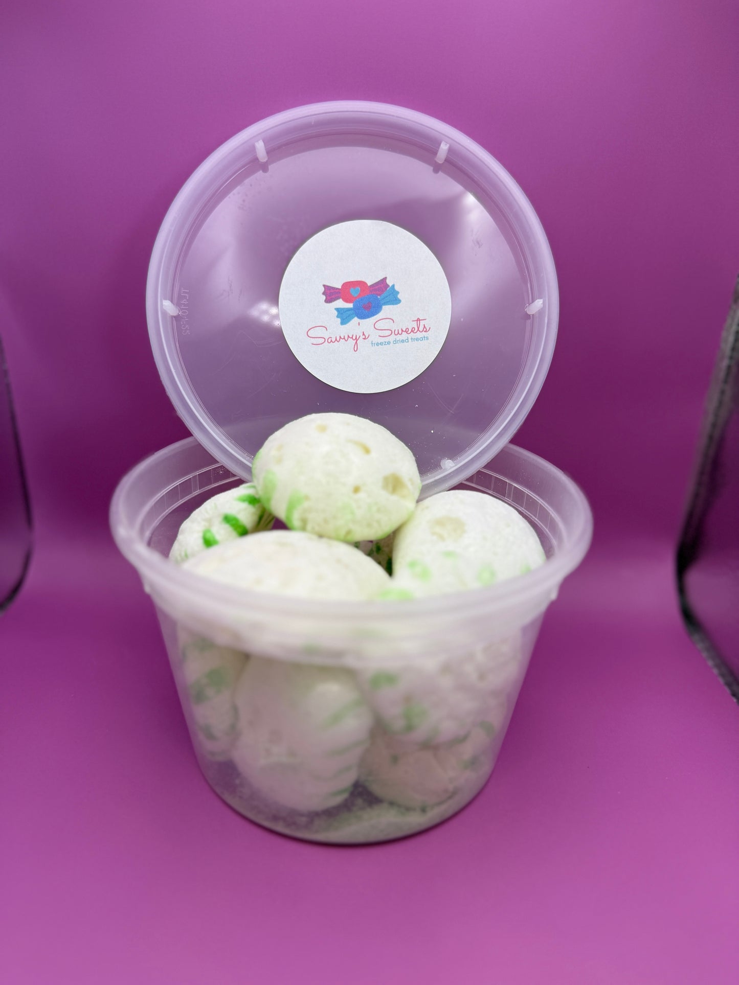 Spearmint Meltaways – Freeze-Dried Spearmint Starlight Mints (3oz Bag)