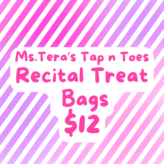 Ms. Tera's Tap n Toes ROCKSTAR recital treat bags
