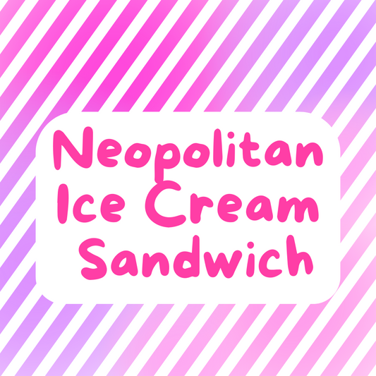 Freeze-Dried Neapolitan Ice Cream Sandwiches (Single Pack)
